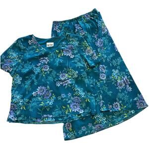 Vintage Kari’s Korner Matching Shirt and Skirt Outfit